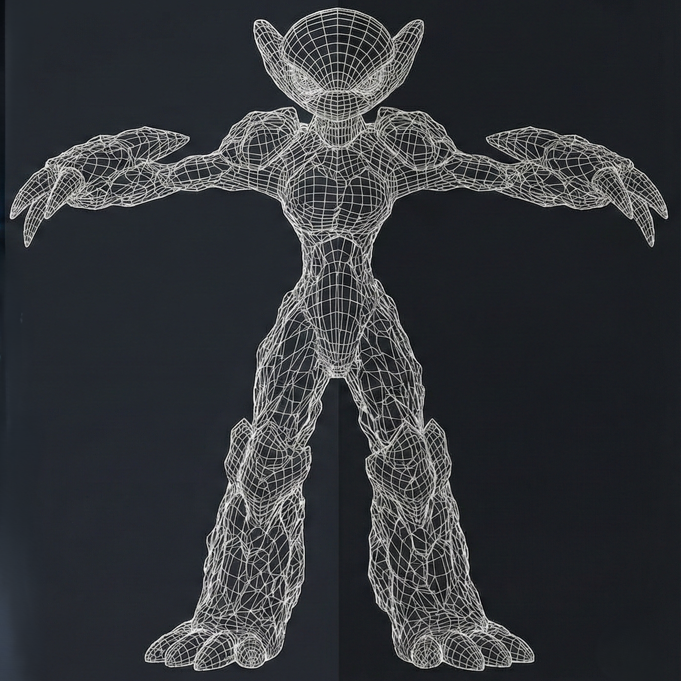 Monster Wireframe