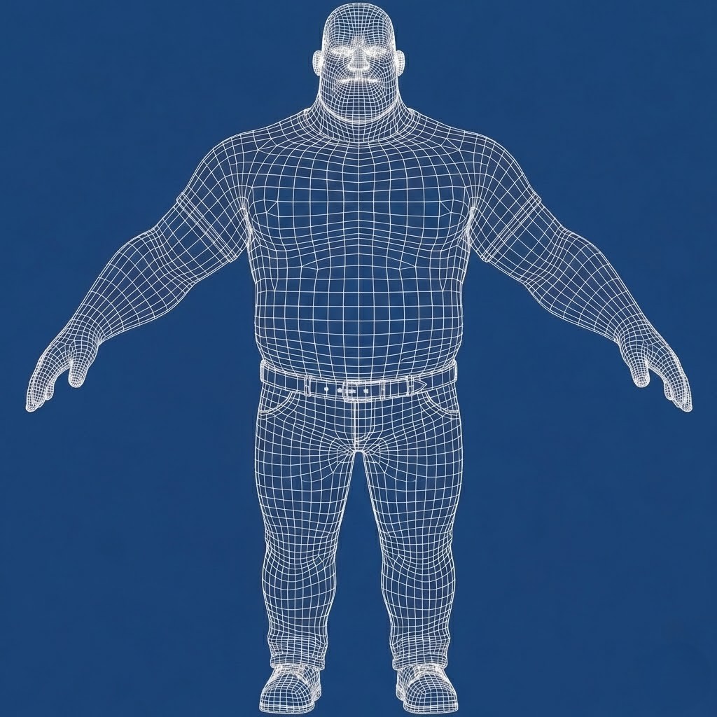 Muscle Wireframe