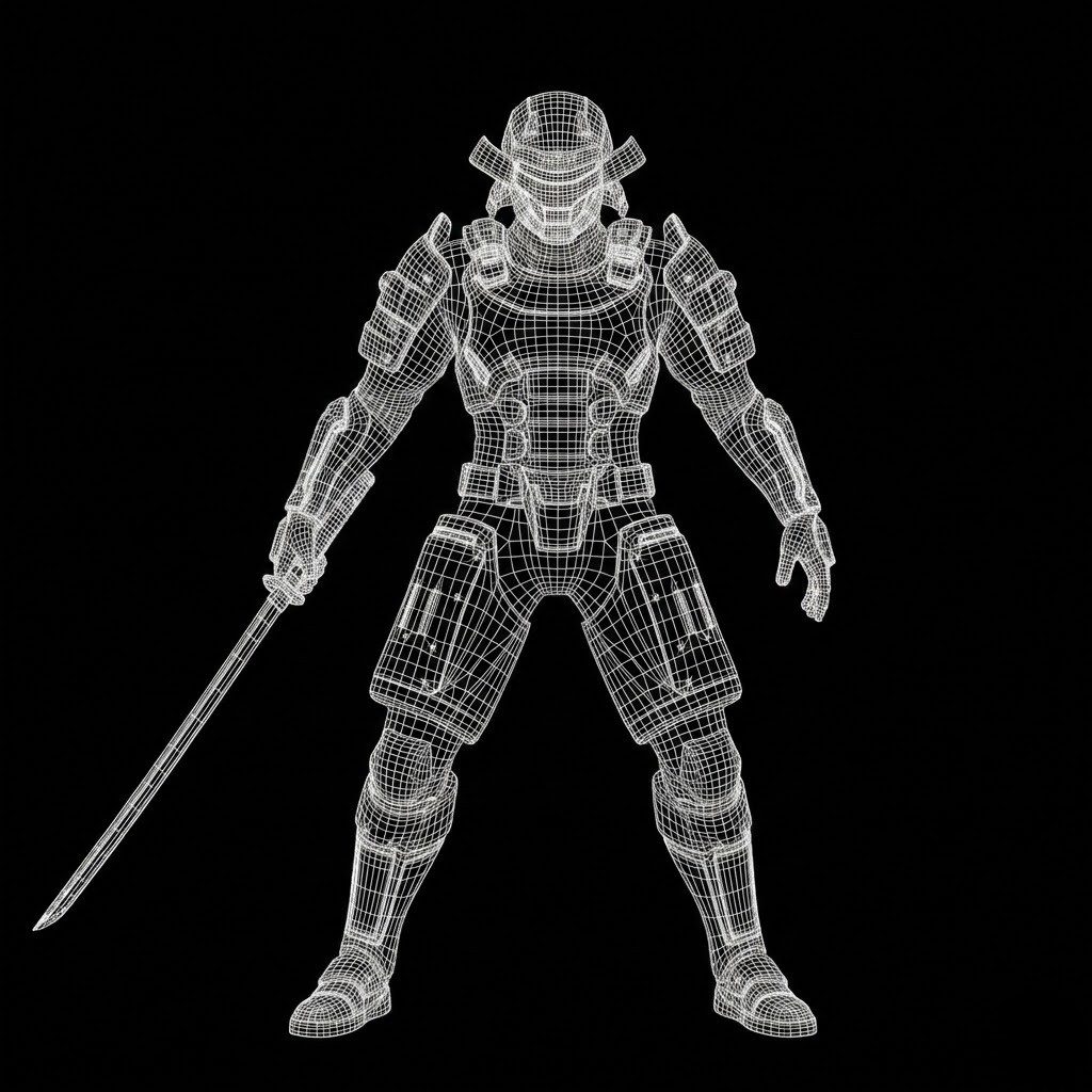 Samurai Wireframe